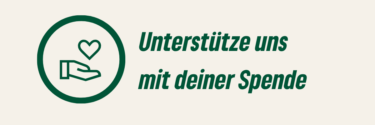 Unterstütze uns mit deiner Spende!