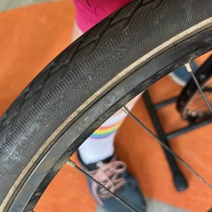 Laufrichtung erkennen, hier ist die Info aufgeprägt, Foto: Grüne HVL