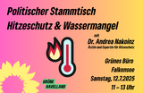 Politischer Stammtisch – Hitzeschutz & Wassermangel