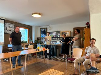 KMV in Wustermark, die Agenda für den Abend wird vorgestellt