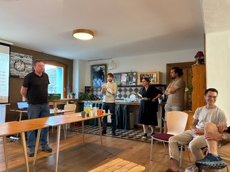 KMV in Wustermark, die Agenda für den Abend wird vorgestellt