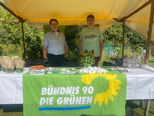 Stadtfest Falkensee Grüner Stand - es kann losgehen!