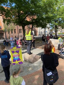 Kundgebung – Aktion #AfDVerbotJetzt mit einer Kundgebung und Demo auf dem Rathausplatz Nauen