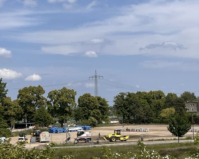 Start der Baustelle Bahnhof Wustermark