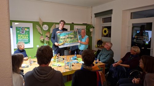 Kleines Dankeschön an Michael und Erinnerung an den gemeinsamen Herkunftsort