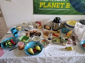 Mitbringfrühstück für die Klausurtagung, Foto: Grüne Havelland