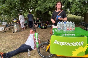 Nach der Demo ausruhen und stärken, CSD 2025, Foto: Grüne HVL