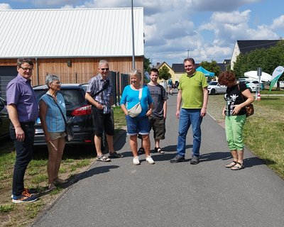 Gruppenbild, Ausflug nach Feldheim, Foto: Grüne HVL