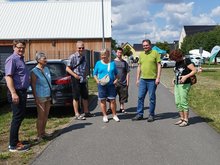 Gruppenbild, Ausflug nach Feldheim, Foto: Grüne HVL