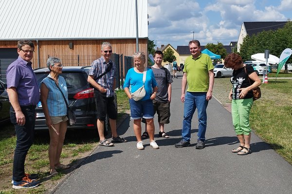 Gruppenbild, Ausflug nach Feldheim, Foto: Grüne HVL