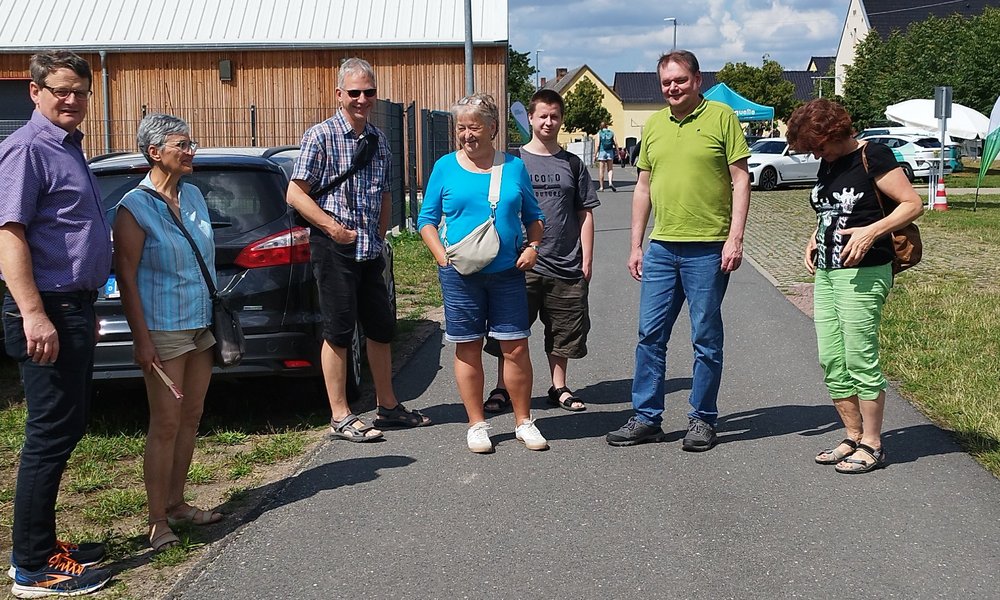 Gruppenbild, Ausflug nach Feldheim, Foto: Grüne HVL