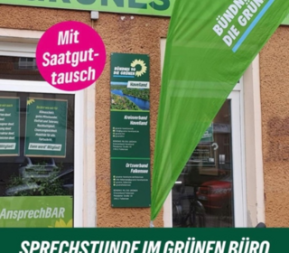 Ankündigung: Die Sprechstunde im Grünen Büro