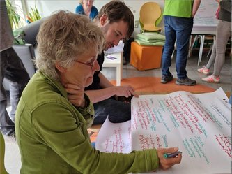 Es wird gearbeitet und nachgedacht, Klausurtagung, Foto: Grüne Havelland