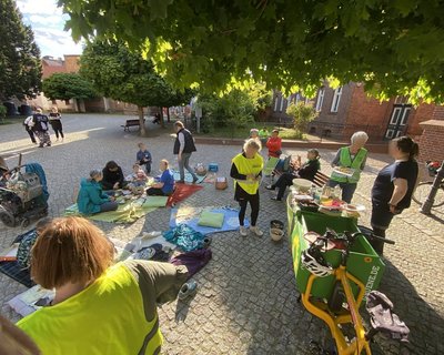 Demokratie-Picknick in Nauen