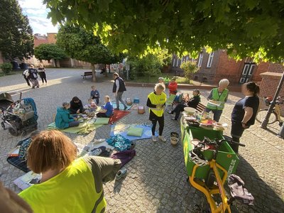 Demokratie-Picknick in Nauen