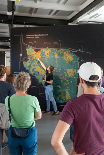 Führung in der Döberitzer Heide, September 2025, Foto: Grüne HVL