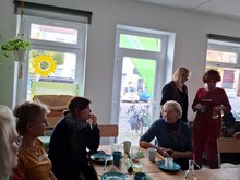 Erste Treffen der grünen Frauen im Havelland, Frühstück im Grünen Büro