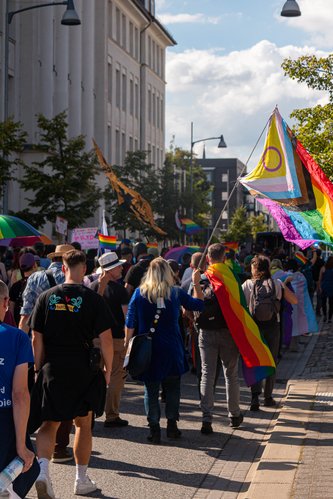 CSD Rahtenow - Demo durch die Stadt
